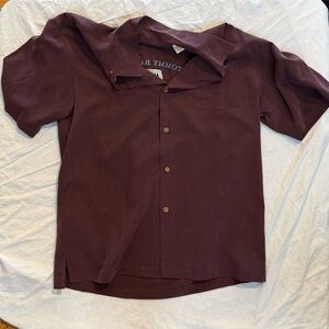 Tommy Bahama Burgundy Button-Up Shirt
